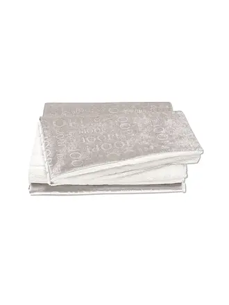 JOOP | Tagesdecke - Plaid CORNFLOWER GLAM 130x170cm Silber | beige